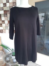 Minikleid 3/4Arm Damen, Basic, Herbst/Winter, RV hinten, schwarz, M, H&M