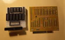 XT-IDE XTIDE ISA 8-Bit IDE Controller Card Rev 4 PCB including sockets