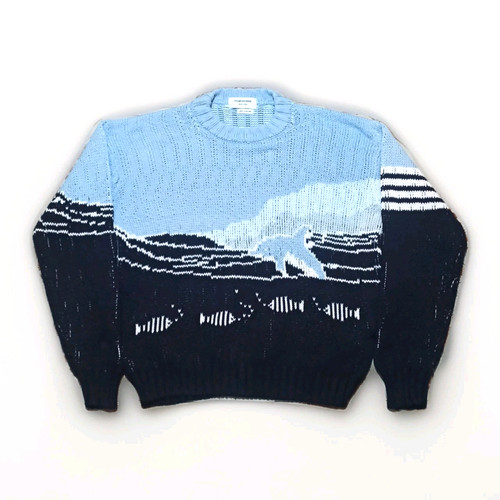 Thom browne pullover - thom, blau