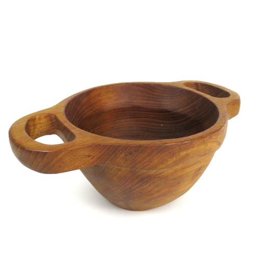 Teak wood danish bol mid - danish,