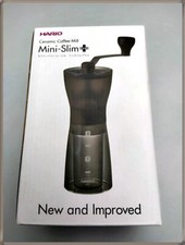 Hario Mini-Slim Plus Keramik Kaffeemühle Japan Mühle Grinder f. Anfänger & Profi
