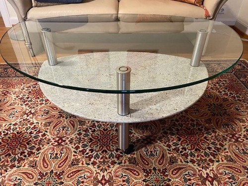 Edler glas granit sofatisch - edler, glas-granit-sofatisch
