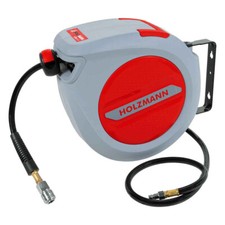 Holzmann Luftschlauchroller LSR10AIR schwenkbaren Wandhalterung 10 m + 1,0 m PVC