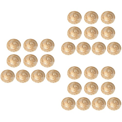 30pcs kleine strohhutpuppe - 30pcs,
