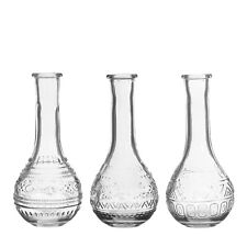 Glasflasche 3er Set farbig