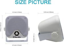 Herdio 2x 4-Zoll wasserdichte