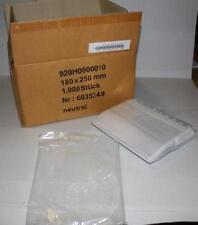 ZIP-Druckverschlussbeutel transparent, neu, PE, div. Größen, frei Haus