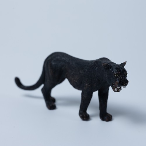 Schleich tier figur - figur:, schwarzer
