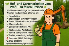 Garten Service und pflegen arbeiten 