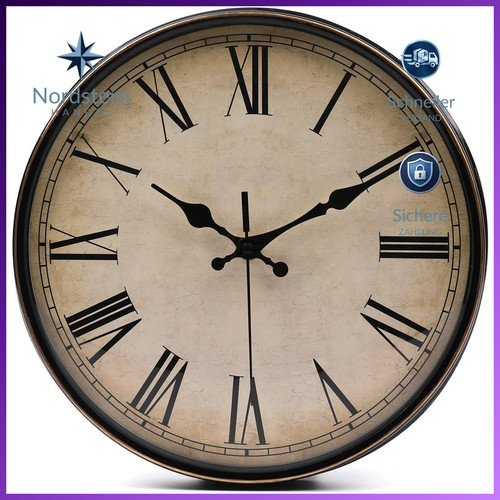 Wanduhr vintage geräuscharm - vintage,