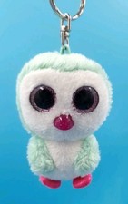 NICI GLUBSCHIS Schlüsselanhänger Pinguin Yoniko Mint /Weiß 9 cm Plüsch Stofftier