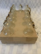 Alte Glocken Glas  Christbaumkugeln Baumbehang Christbaumschmuck DDR 12 Stück