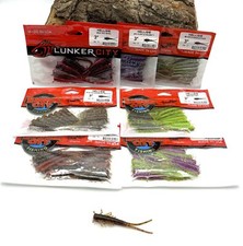 Lunker City 3" Hellgies 7,5cm 11 Farben Larve Insektenlarve Gummiköder HellGies