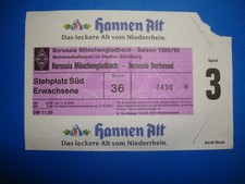 89/90 Ticket Borussia