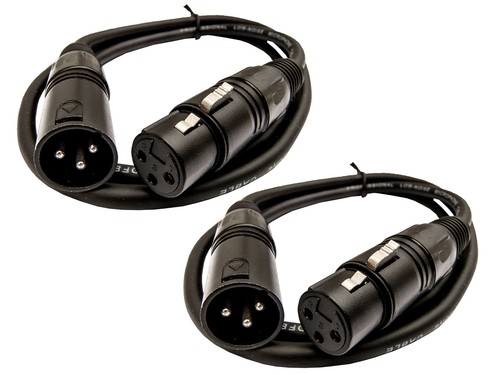 2er set mikrofonkabel xlr - mikrofonkabel,