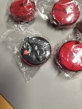 4x Rotes Blinklicht für Fahrrad, Tasche, Haustier und Signale, neu, verpackt. 