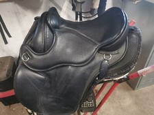 Sattel Barefoot Nottingham schwarz (Größe 1) incl. Zwiesel und vielem Zubehör