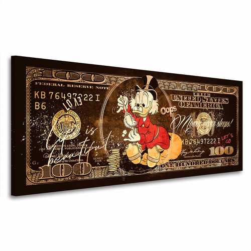 Acrylglas wand bild - wand, dollar