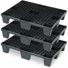 3x Kunststoffpalette im halben