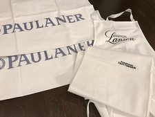 Taittinger, Lanson Paulanerbräu 4 Schürzen halblang/halb