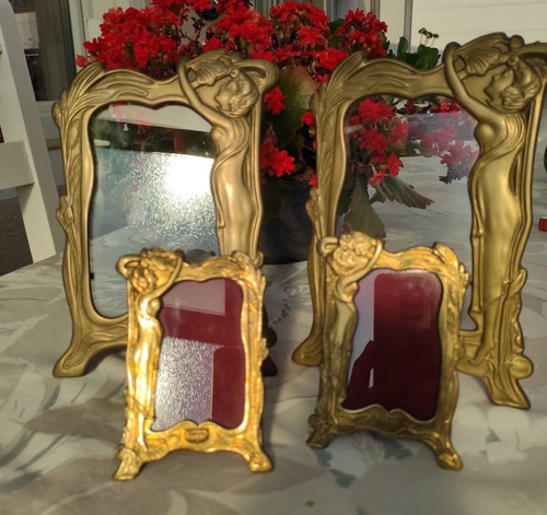 Jugendstil bilderrahmen set - jugendstil,