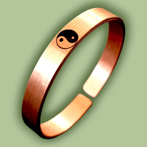 Yin yang kupferarmreif - yin, yang-kupferarmreif–