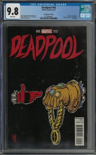 Deadpool cgc 8 universal - deadpool,
