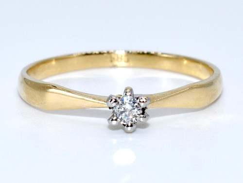 Solitär brillant ring 10 - solitär,