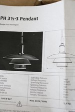 Louis Poulsen PH 3 1/2 - 3 Pendelleuchte Neu OVP NP 1190,-