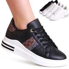 Damenschuhe Plateau Sneaker