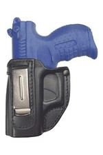 IWB 2Li Leder Holster für Walther P22 versteckte Trageweise schwarz Links
