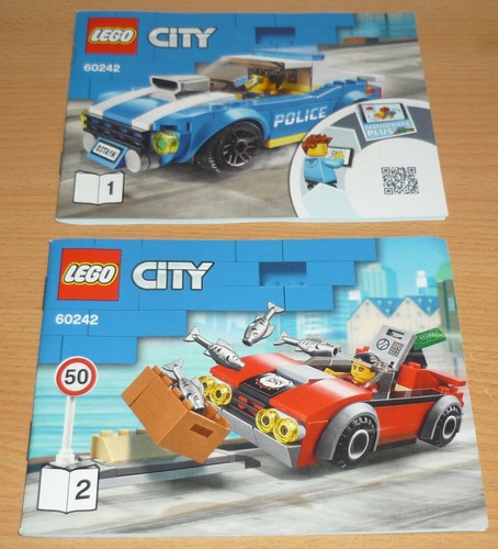 Lego city bauplan 60242 only - lego,