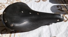 Vintage Oldtimer Fahrrad Sattel BROOKS B66 / A86 Leder, gefedert