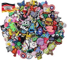 Set mit 100 PVC Schuh Charms