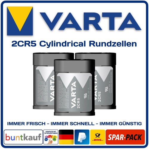 Varta 2cr5 lithium - 3x, lithium-zelle