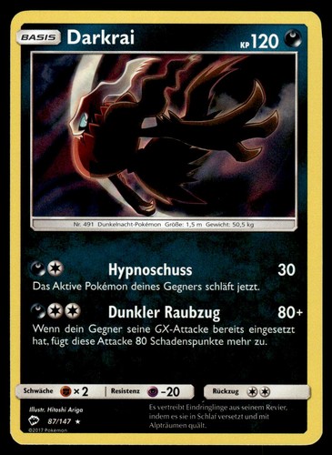 Darkrai 147 holo rare - 87/147,