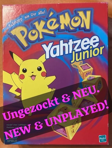 Pokemon yahtzee junior hasbro - yahtzee,