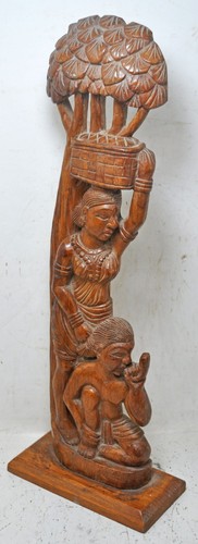 Antik wooden hoch - hoch, und