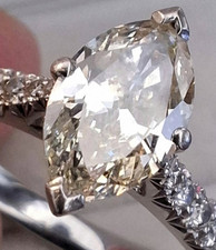 Platin 1 kt VS GIA Diamant