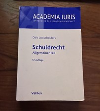 Dirk Looschelders Schuldrecht AT 17. Auflage