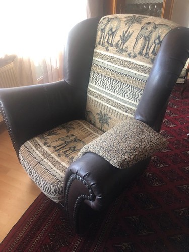 Ohrensessel vintage retro - ohrensessel,