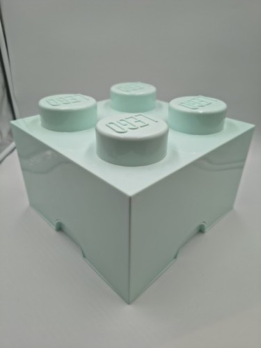 Lego storage brick aqua - lego,