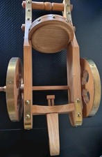 Flaschenhalter Holz - Kanonenwagen für Weinflaschen