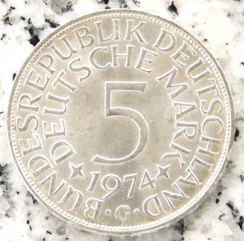 Brd deutsche mark - 1974, g