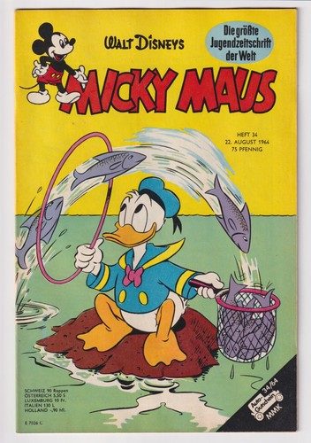 Micky maus 1964 heft - micky, 34