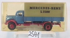 Brekina 1/87 40100 Mercedes Benz L 3500 LKW Pritsche/Plane Eigenwerbung OVP#2541
