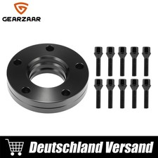 Spurverbreiterung Für BMW E36 E46 E90 E91 E92 Schwarz 2x 15mm 5x120 Ø72,6 Alu