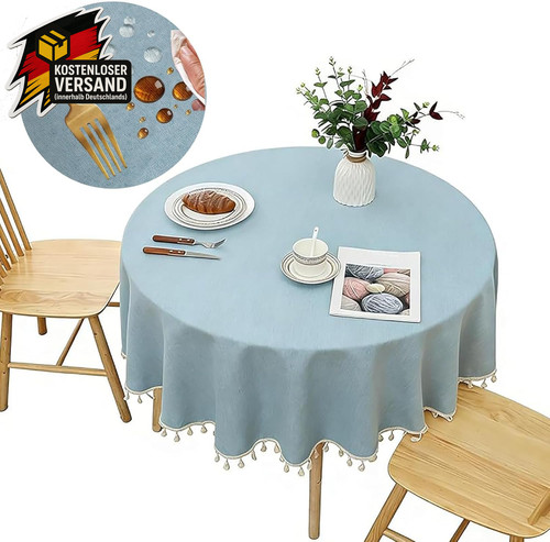 Runde tischdecke 140 - tischdecke, cm