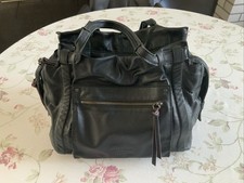 Damenhandtasche Leder Schwarz