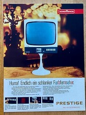 Nordmende Prestige Color CD Fernseher Original 1969 Vintage Advert Werbung V2